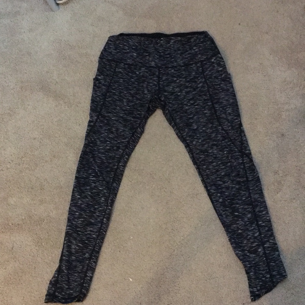 Black And White Athletic Leggings